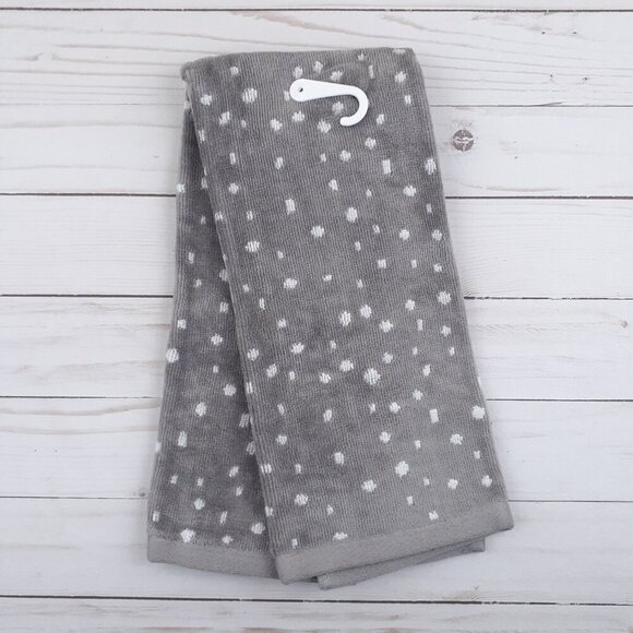 Winter Guest Bath Hand Towel Michigan Smitten With The Mitten Gray - Picture 3 of 3